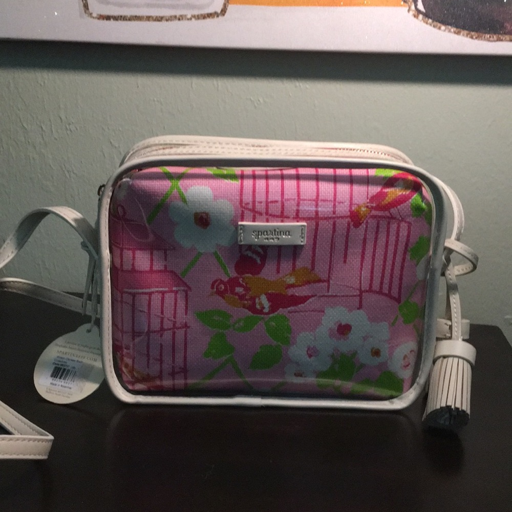 Spartina 449  New. Double clear crossbody